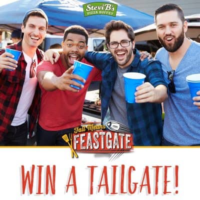 Stevi B's pizza win a tailgate party