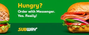 Subway Facebook Messenger Bot Ordering